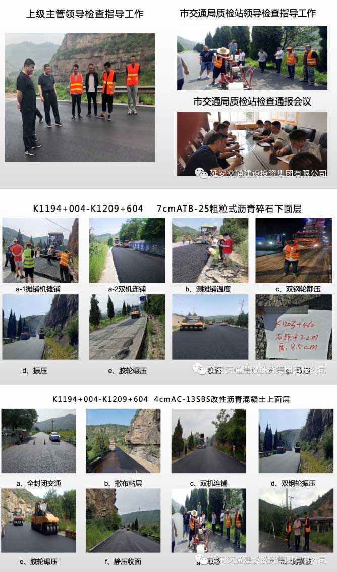 延安交通集团新悦交通工程有限公司承建的延安市2020年养护大中修工程及预防性工程(G309线)主体工程顺利完工